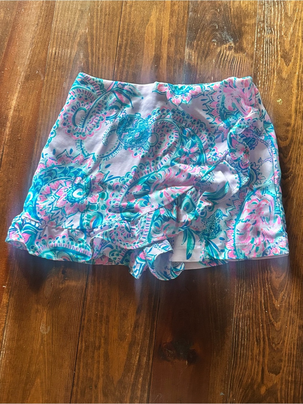 Lilly Pulitzer Faye Skort in Pink Tropics Tint Tangerine